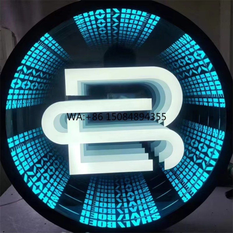 Decorative Mirror - Bezpłatny Projekt Personalizowany Magiczny Neonowy Znak