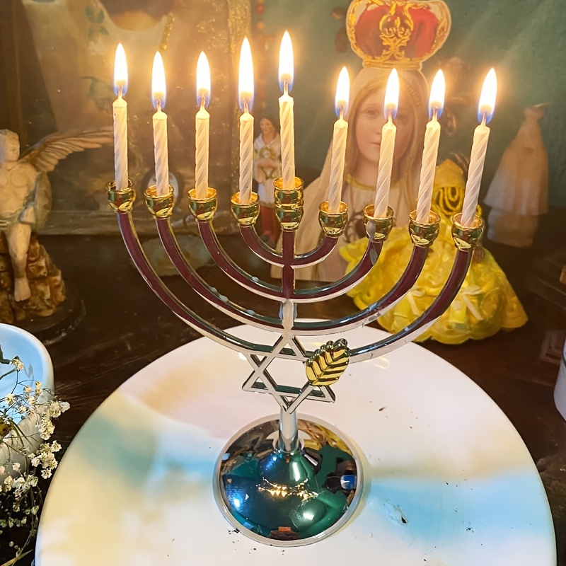 Świecznik Chanukah 9-ramienny  – Candle Holder Decor recenzja i cena