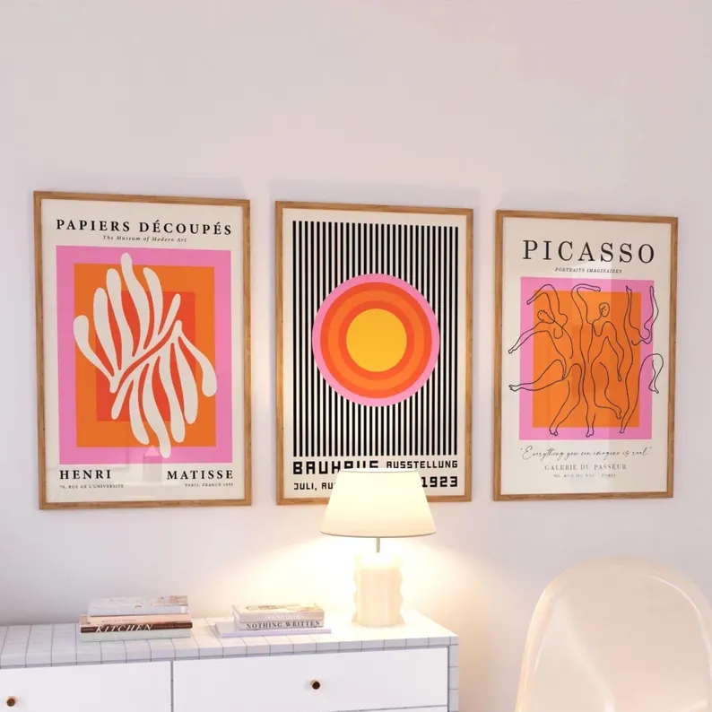 3 szt. Nowoczesne pomarańczowe – Interior Design Living Room recenzja i cena