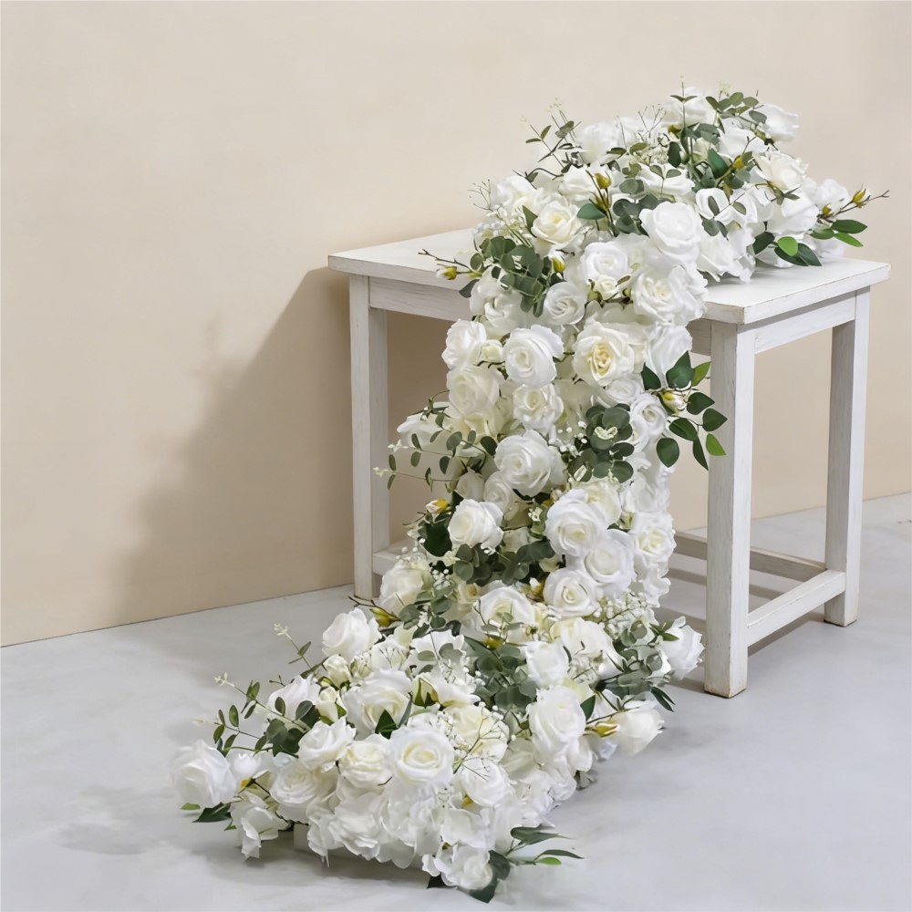 Uflower Sztuczne Kwiaty Kompoz – Table Runner recenzja i cena