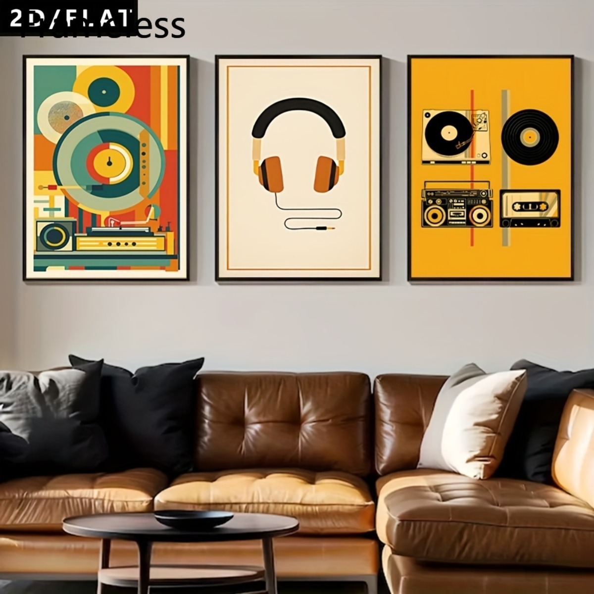 (Bez ramki, 3 sztuki) – zestaw – Abstract Canvas Set recenzja i cena