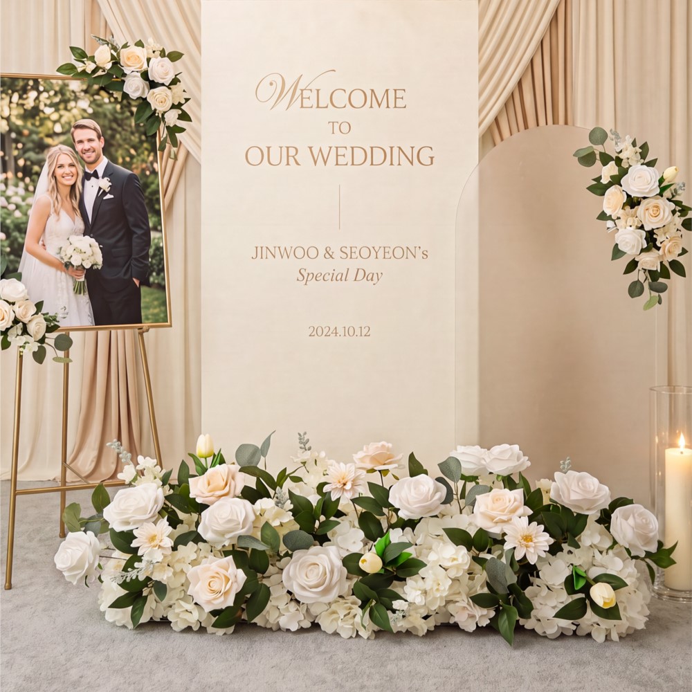 Uflower Róża Zielona Girlanda  – Table Runner recenzja i cena