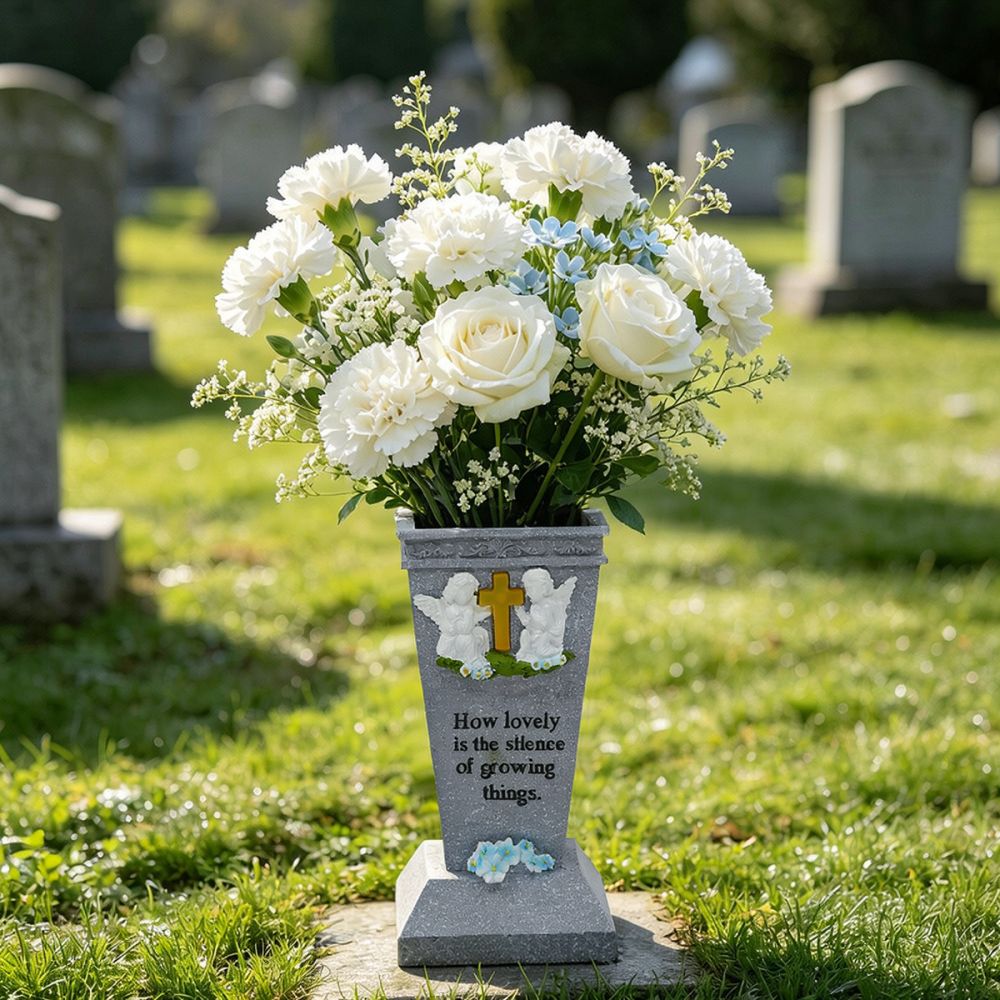 Ozdoba na grobowiec w kształci – Vase Decor recenzja i cena