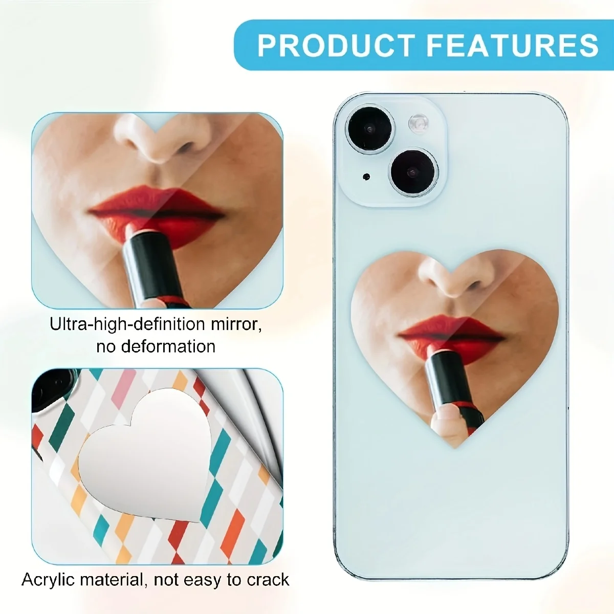 2 sztuki naklejek w kształcie  – Decorative Mirror recenzja i cena